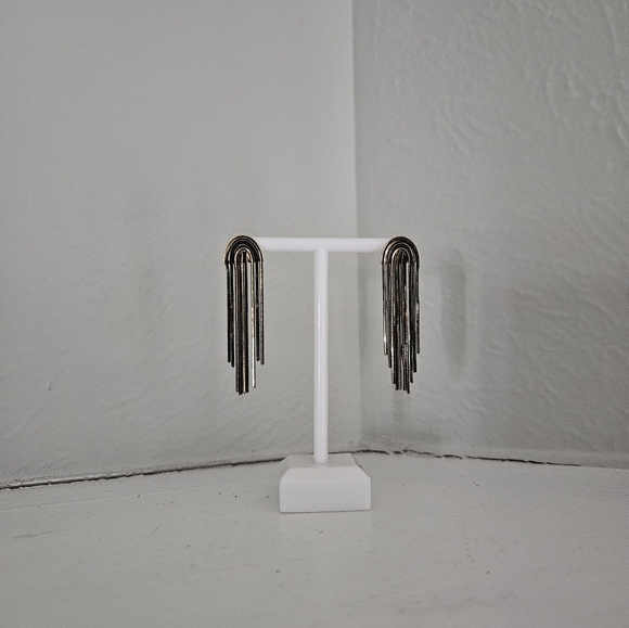 NWOT Sugarfix By Baublebar Fringe Drip Earrings - Picture 2 of 4